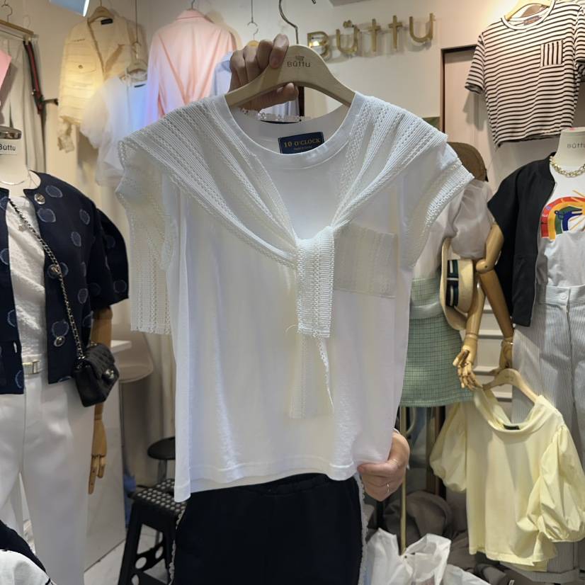BUTTU東大門直郵女士新品推薦熱賣25春夏職業時尚人氣T恤套裝10 O CLOCK/ButtuT恤