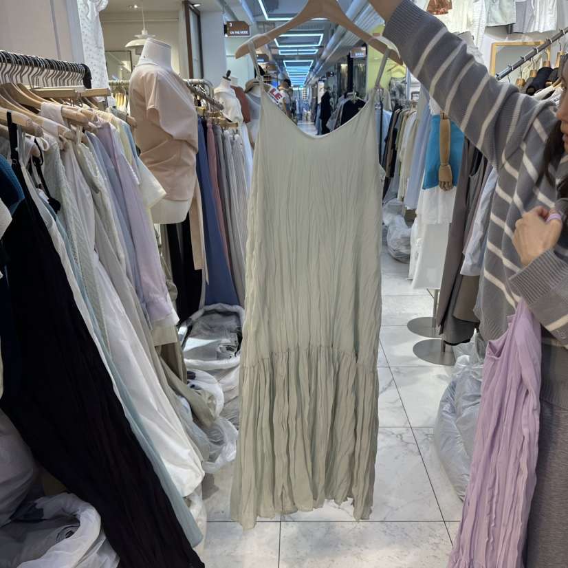 HARU韓國直郵女裝新品職業人氣推薦休閑25春夏熱賣連衣裙褶皺HARU連衣裙