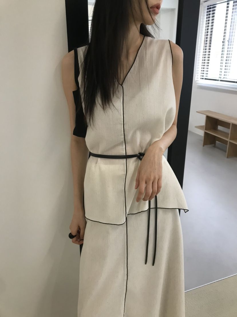 ME MO直郵韓國代購㊣女裝新款熱賣時尚推薦休閑25春夏吊帶背心ME MO吊帶/背心