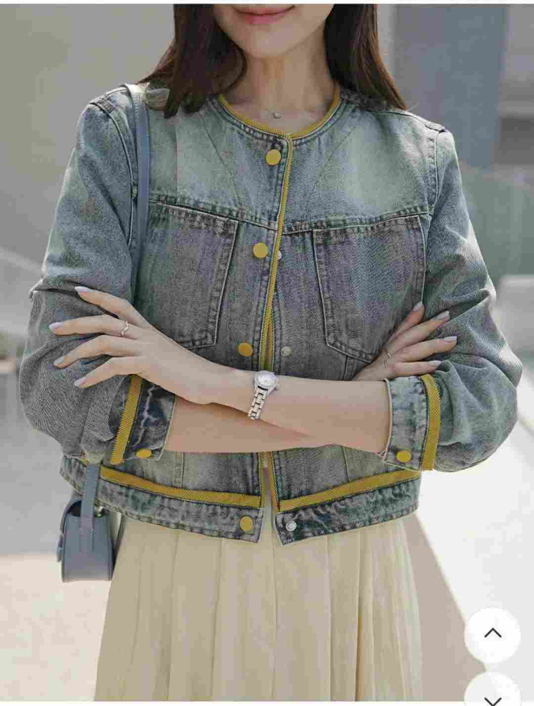 MINK DESIGN韓國直郵㊣東大門實拍女裝新款熱賣25春夏夾克MINK DESIGN夾克