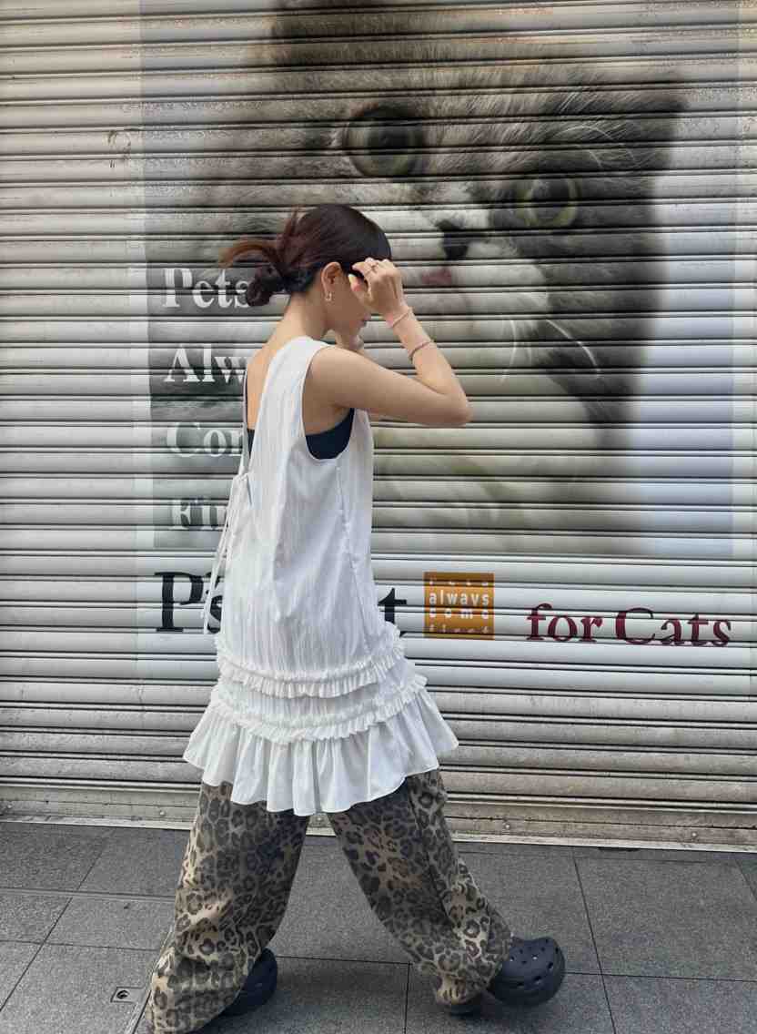 BYRING韓國直郵㊣女裝新品25春夏休閑熱賣時尚連衣裙荷葉邊BYRING連衣裙