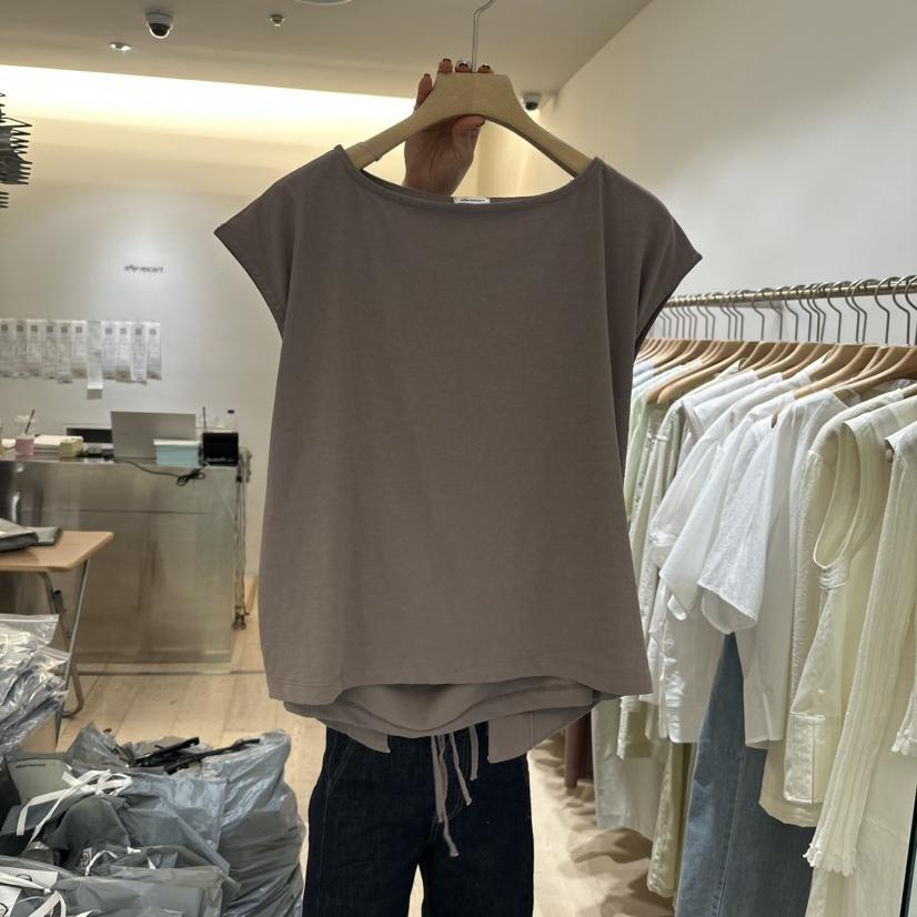 EFFERVESCENT韓國直郵㊣女裝新品熱賣休閑人氣25春夏時尚T恤evc/effervescentT恤