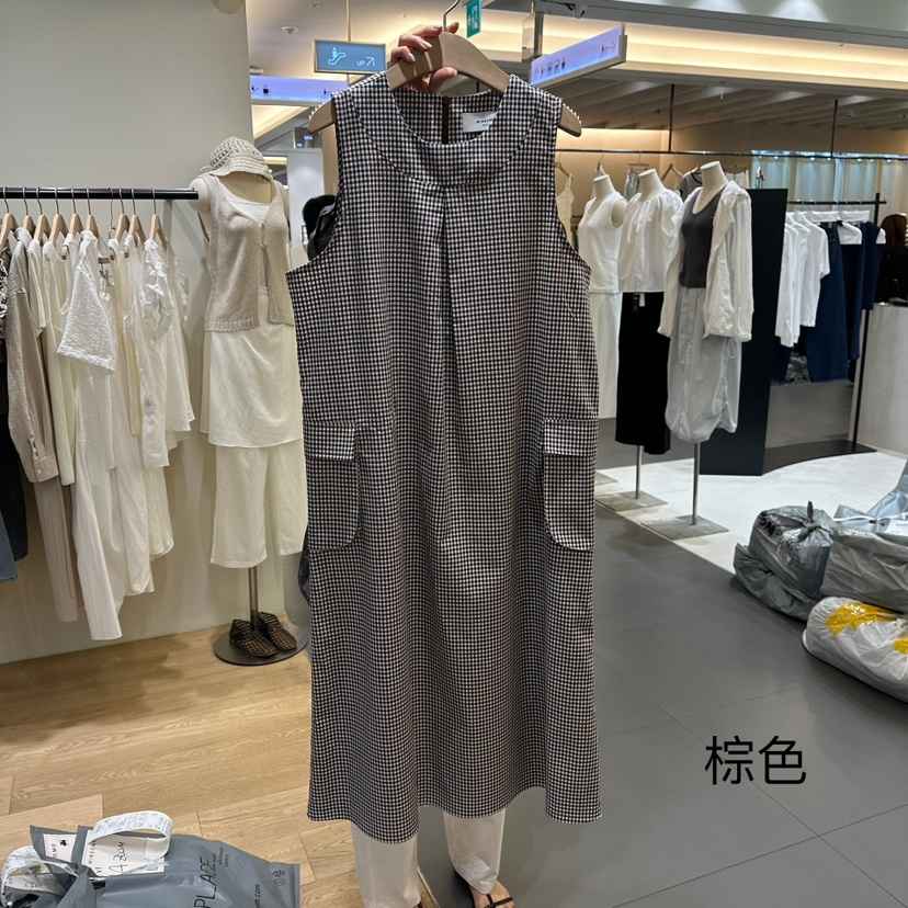 WINSOME韓國直郵㊣東大門實拍女裝新款熱賣人氣時尚連衣裙口袋WINSOME連衣裙