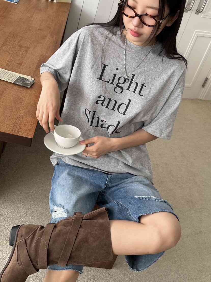 I MFACT直郵韓國代購㊣女裝新品推薦25春夏時尚休閑熱賣T恤I MFACTT恤