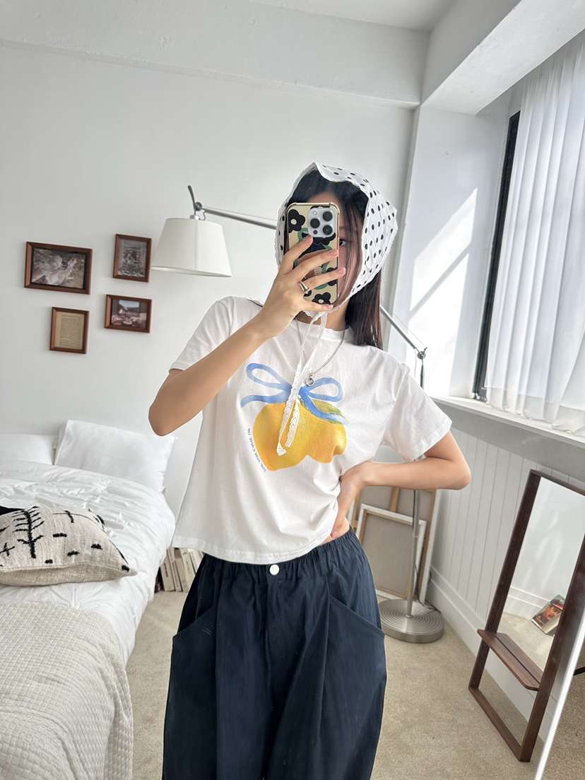I MFACT韓國㊣直郵東大門代購女裝新款時尚熱賣休閑25春夏T恤I MFACTT恤