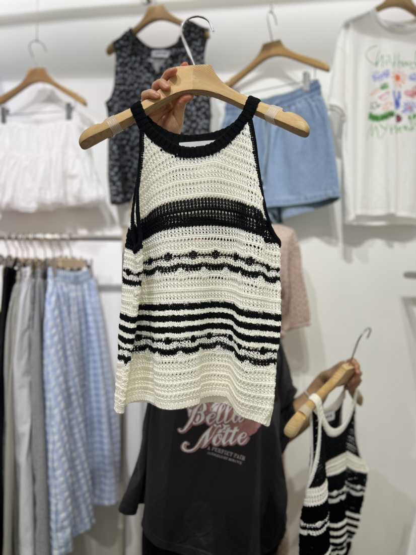 OLA韓國㊣直郵東大門代購女裝新品時尚人氣推薦25春夏吊帶背心mellor/OLA吊帶/背心