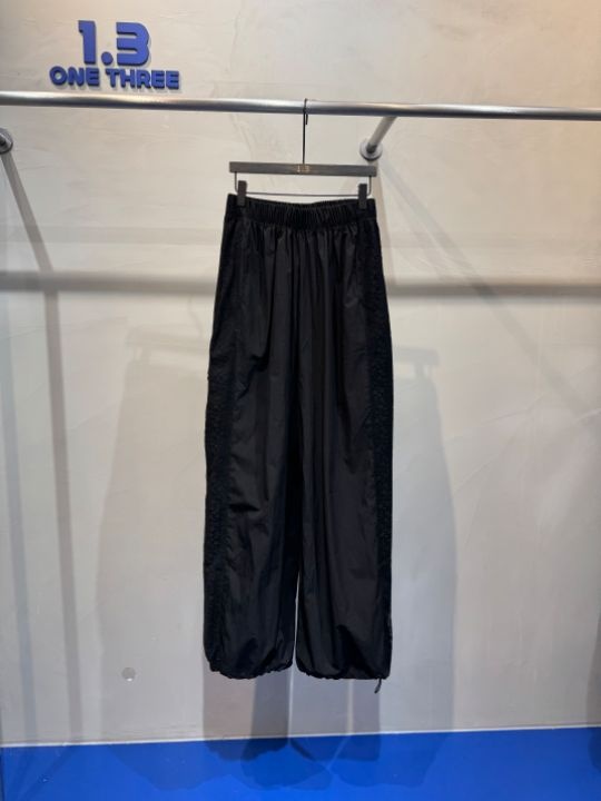 1.3韓國直郵㊣女裝新品熱賣人氣時尚推薦休閑休閑褲尼龍蕾絲1.3休閑褲