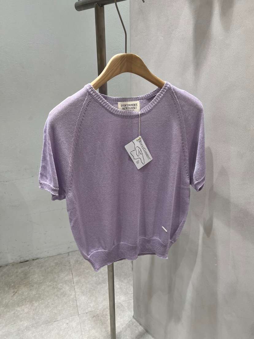 EVERCOMMERCE METICULOUSLY DESIGNED直郵韓國代購㊣女裝新品時尚針織衫EVERCOMMERCE METICULOUSLY DESIGNED針織衫