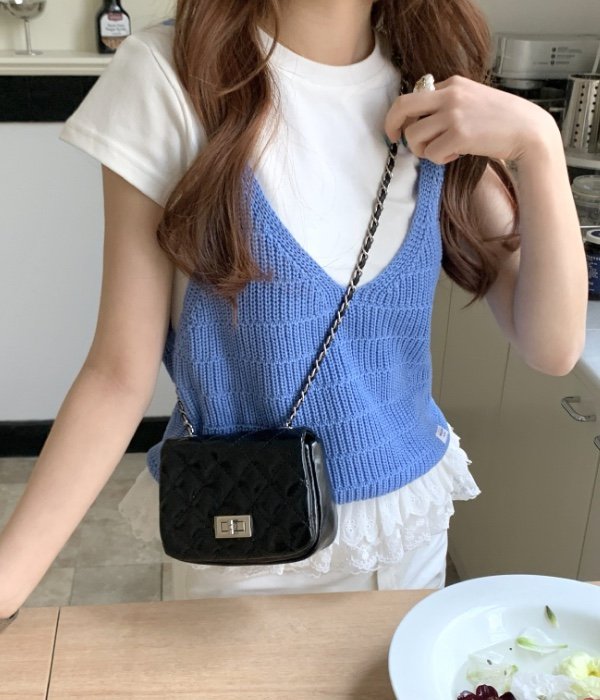 POSH BLUE直郵韓國代購㊣女裝新品休閑推薦熱賣單肩斜跨包POSH BLUE單肩/斜跨包