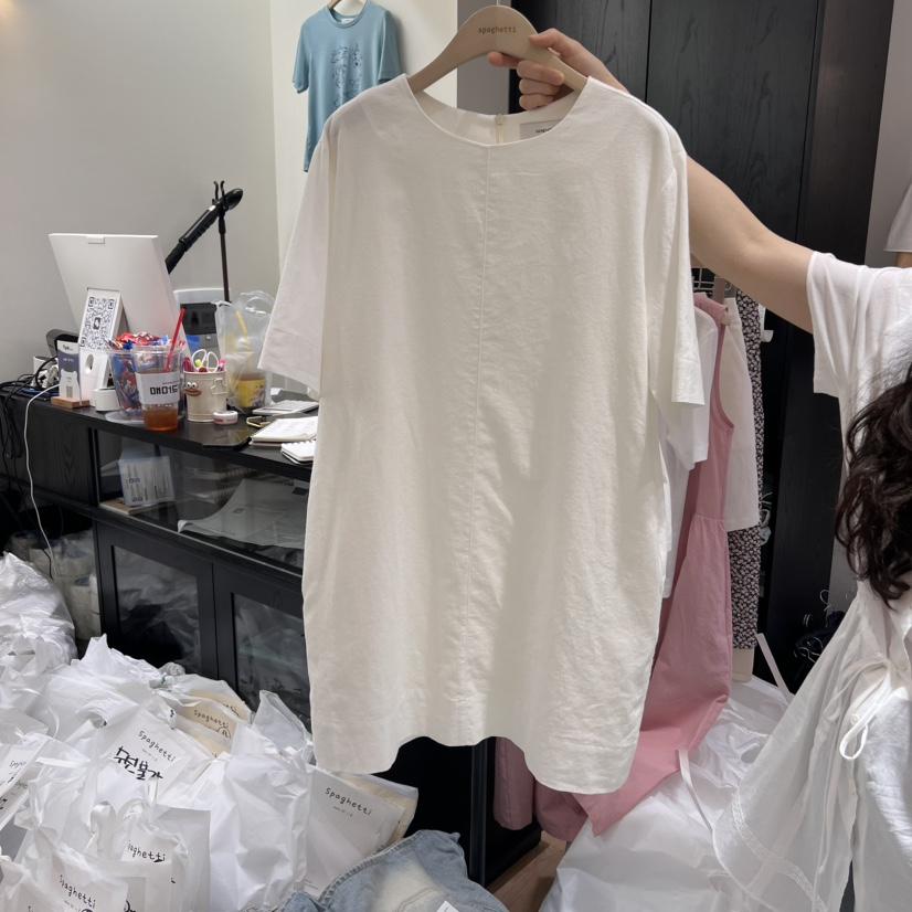 SPAGHETTI韓國直郵㊣女裝新品人氣休閑推薦時尚25春夏連衣裙spaghetti連衣裙