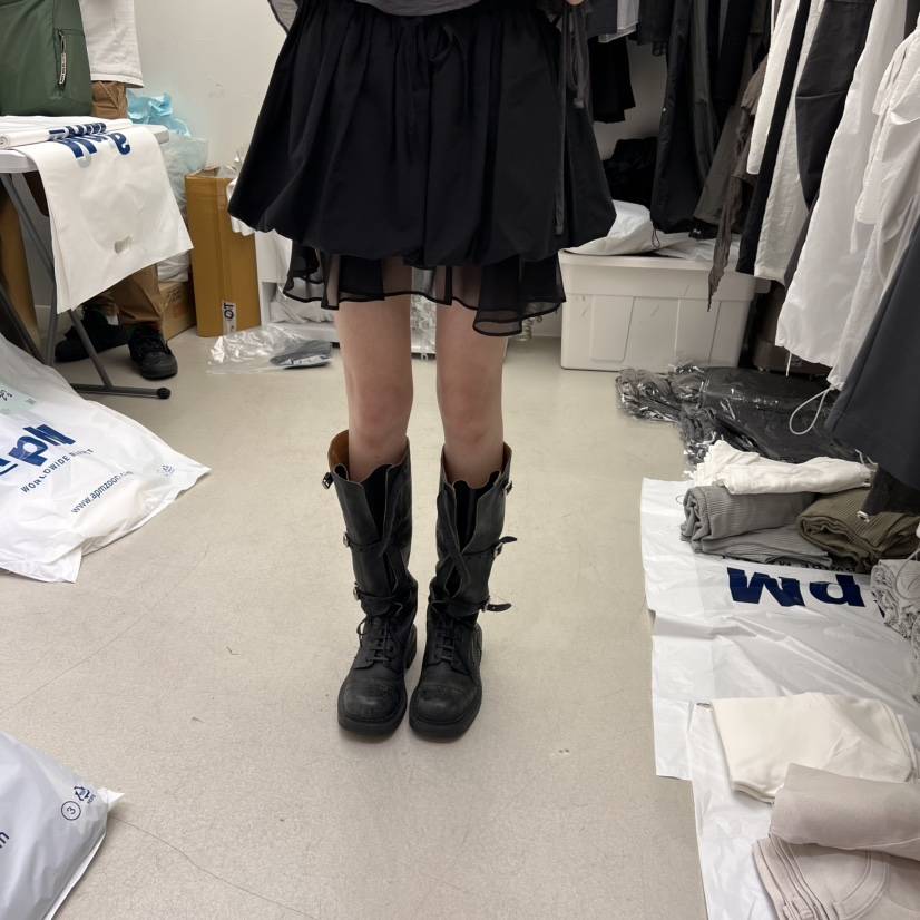 PADO韓國直郵㊣東大門實拍女裝新品熱賣人氣推薦時尚休閑短裙PADO短裙