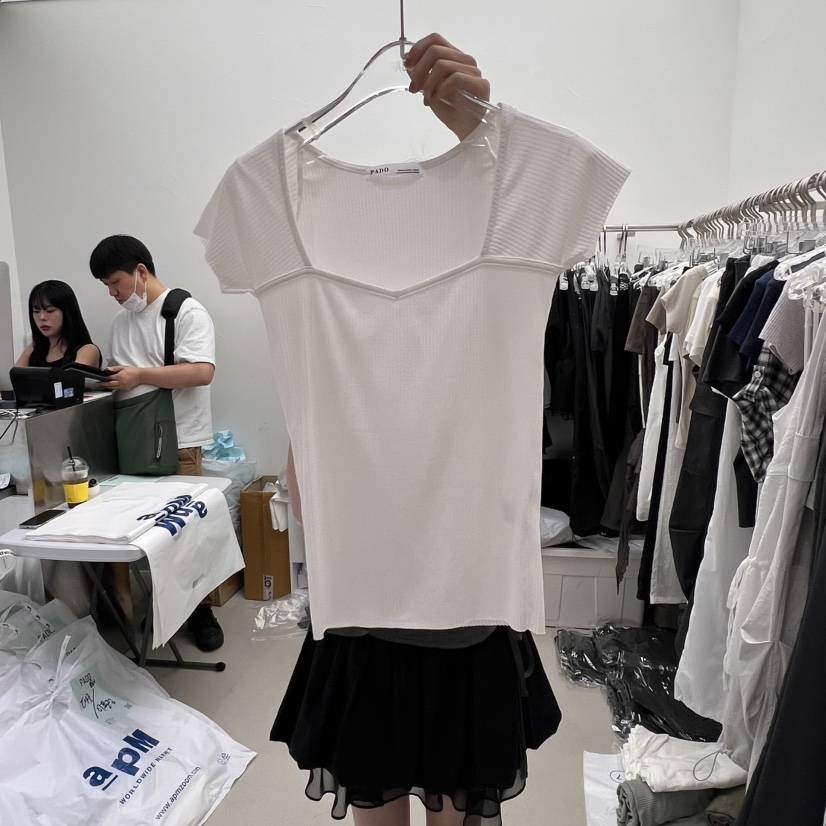 PADO直郵韓國代購㊣女裝新品熱賣休閑時尚25春夏推薦人氣T恤PADOT恤