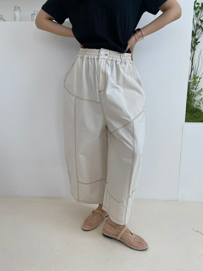 YESFREE韓國直郵㊣東大門實拍女裝新款推薦人氣25春夏休閑褲YESFREE休閑褲