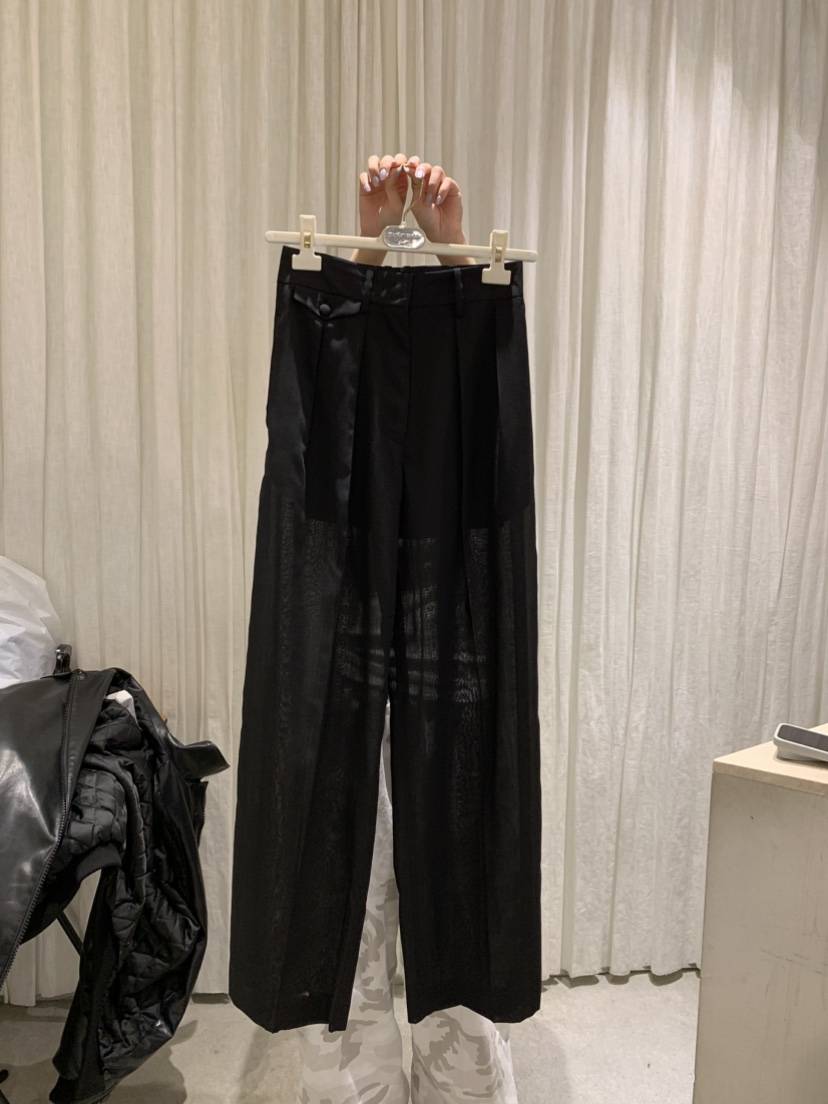 PAPERMOON直郵韓國代購㊣女裝新品25春夏推薦熱賣時尚休閑褲paper moon休閑褲