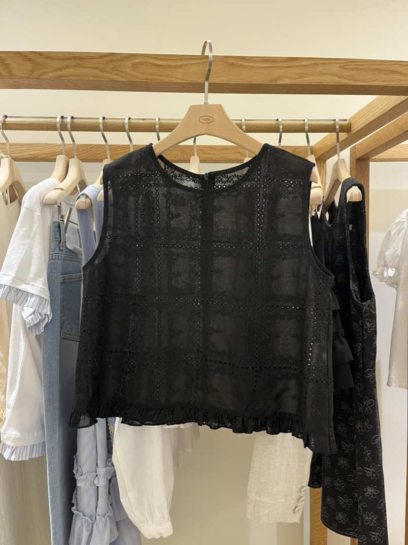 TIZZI東大門直郵女士新款25春夏人氣時尚熱賣休閑推薦吊帶背心TIZZI吊帶/背心