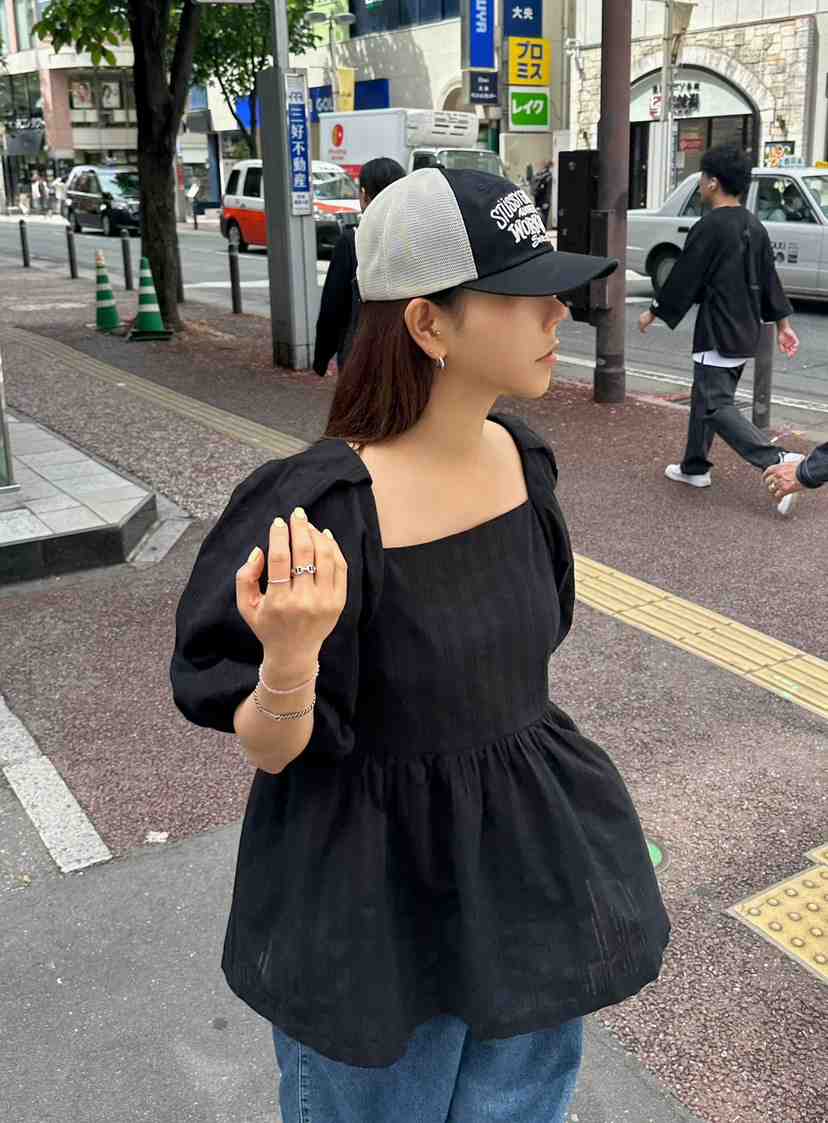 BYRING韓國直郵女裝新款熱賣時尚推薦職業休閑25春夏襯衫蕾絲衫BYRING襯衫/蕾絲衫