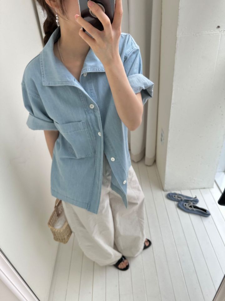 MARE東大門直郵女裝新款熱賣時尚人氣25春夏推薦襯衫蕾絲衫MARE襯衫/蕾絲衫