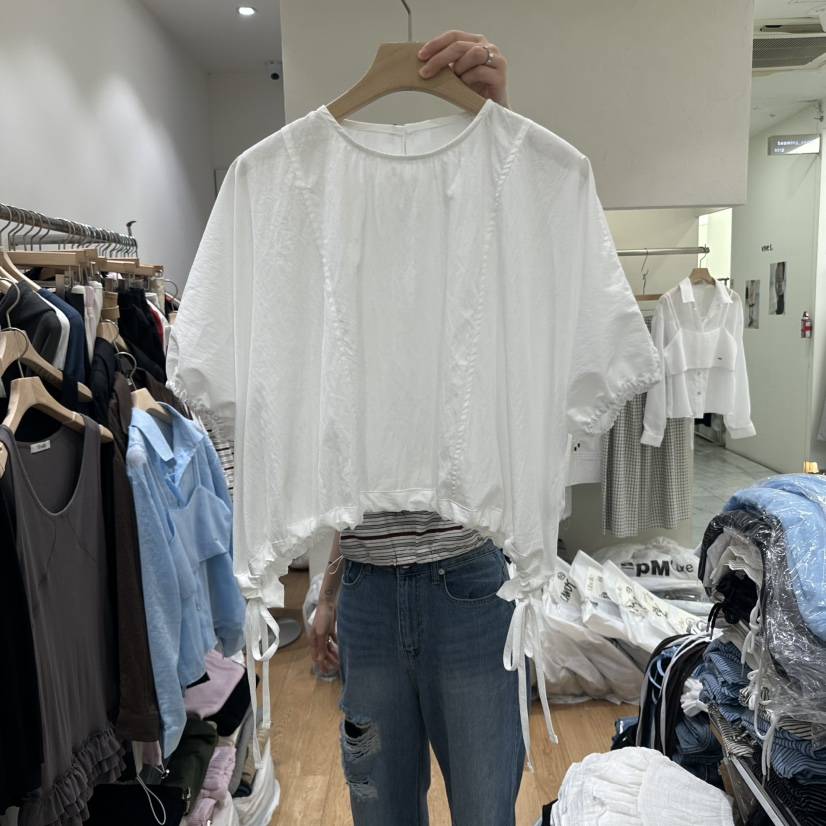 VIBELLE韓國㊣直郵東大門代購女裝新品熱賣時尚推薦襯衫蕾絲衫VIBELLE襯衫/蕾絲衫