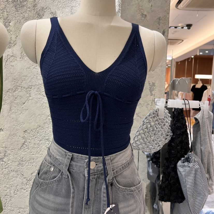 SOLD OUT韓國㊣直郵東大門代購女裝新款熱賣25春夏吊帶背心SOLD OUT吊帶/背心