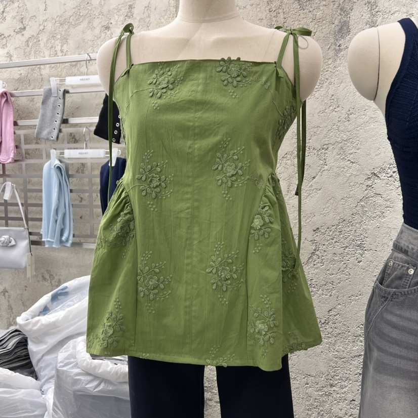 SOLD OUT韓國直郵㊣女裝新品時尚熱賣休閑推薦25春夏吊帶背心SOLD OUT吊帶/背心