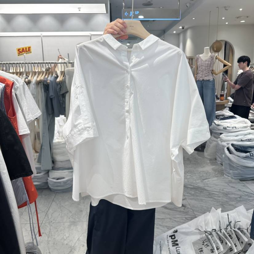 REVE-L韓國㊣直郵東大門代購女裝新品休閑人氣25春夏襯衫蕾絲衫REVE-L襯衫/蕾絲衫