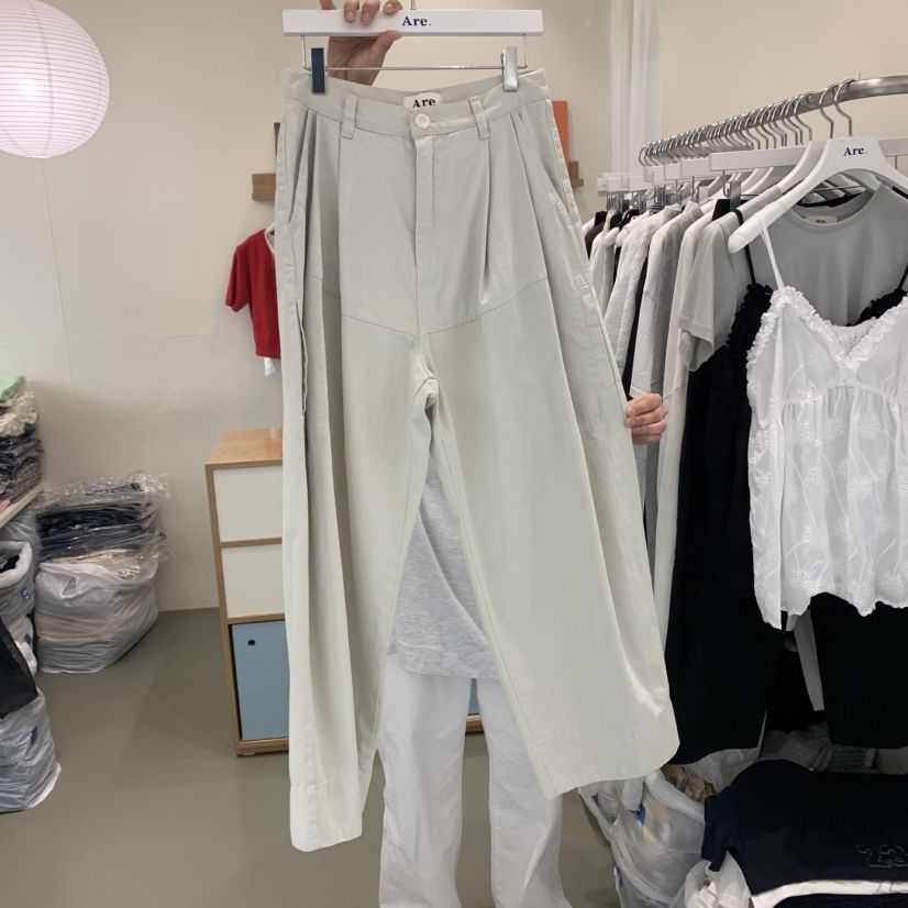 ARE直郵韓國代購㊣女裝新品時尚25春夏人氣推薦休閑熱賣休閑褲ARE YOU/ARE休閑褲