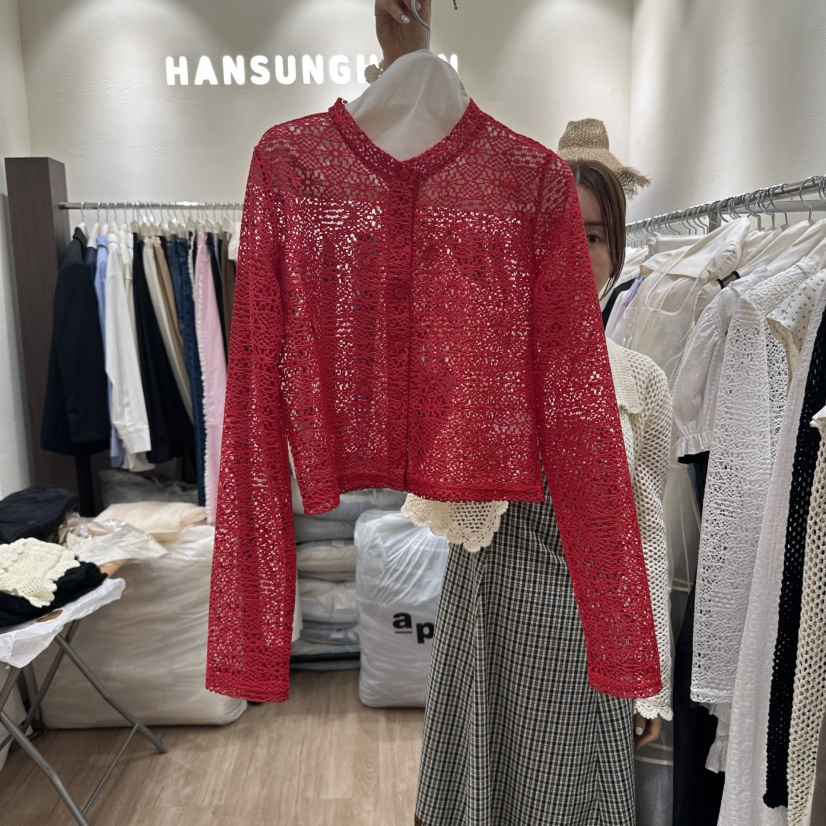 HANSUNGHYUN韓國直郵㊣女裝新品25春夏人氣熱賣休閑推薦針織衫HANSUNGHYUN針織衫