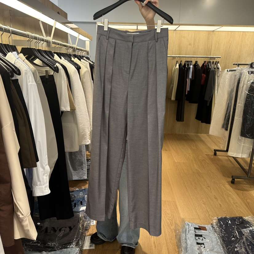 LEFANCY韓國直郵㊣東大門實拍女裝新品推薦熱賣休閑褲羊毛絲綢LEFANCY休閑褲