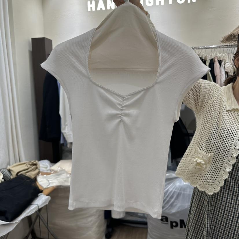 HANSUNGHYUN韓國直郵㊣女裝新品25春夏人氣推薦休閑時尚T恤HANSUNGHYUNT恤