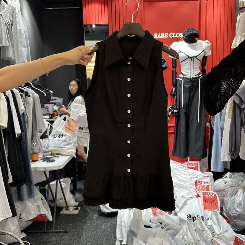 RARE CLOSET韓國直郵㊣東大門實拍女裝新款熱賣推薦吊帶背心RARE CLOSET吊帶/背心
