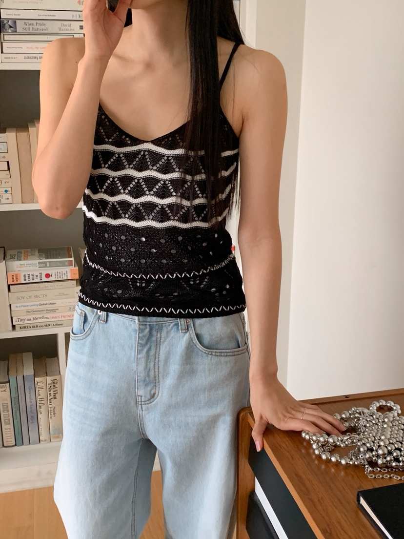 DARLUZ_MI韓國直郵㊣東大門實拍女裝新品休閑人氣熱賣吊帶背心DARLUZ_MI吊帶/背心