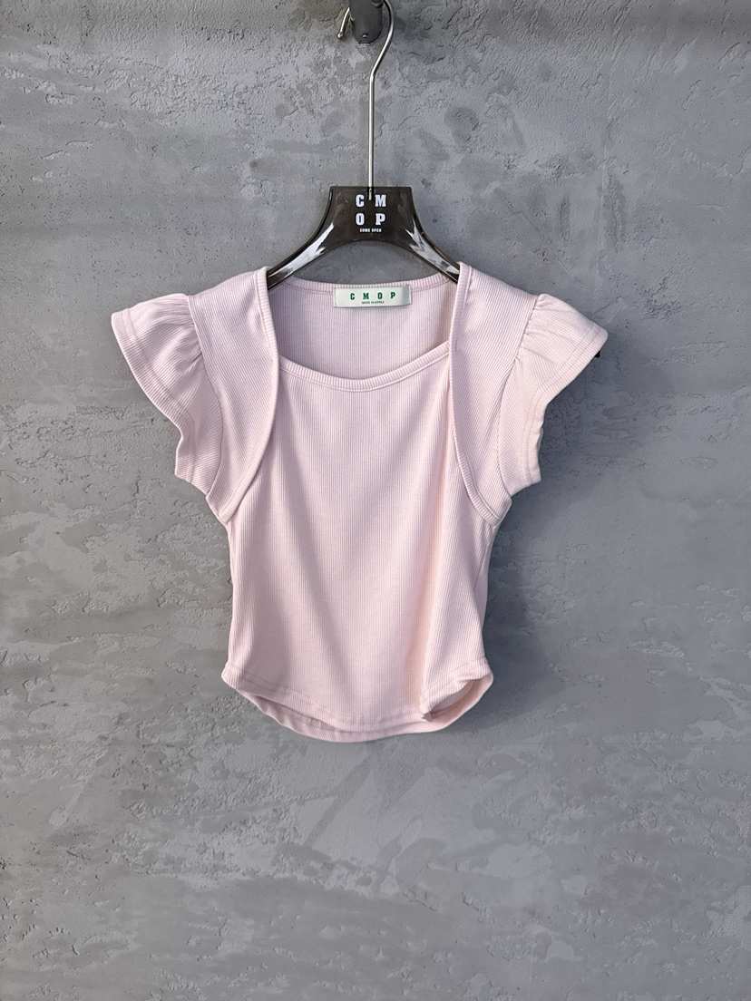 COME OPEN韓國㊣直郵東大門代購女裝新品休閑熱賣推薦25春夏T恤COMP-(COME OPEN)T恤