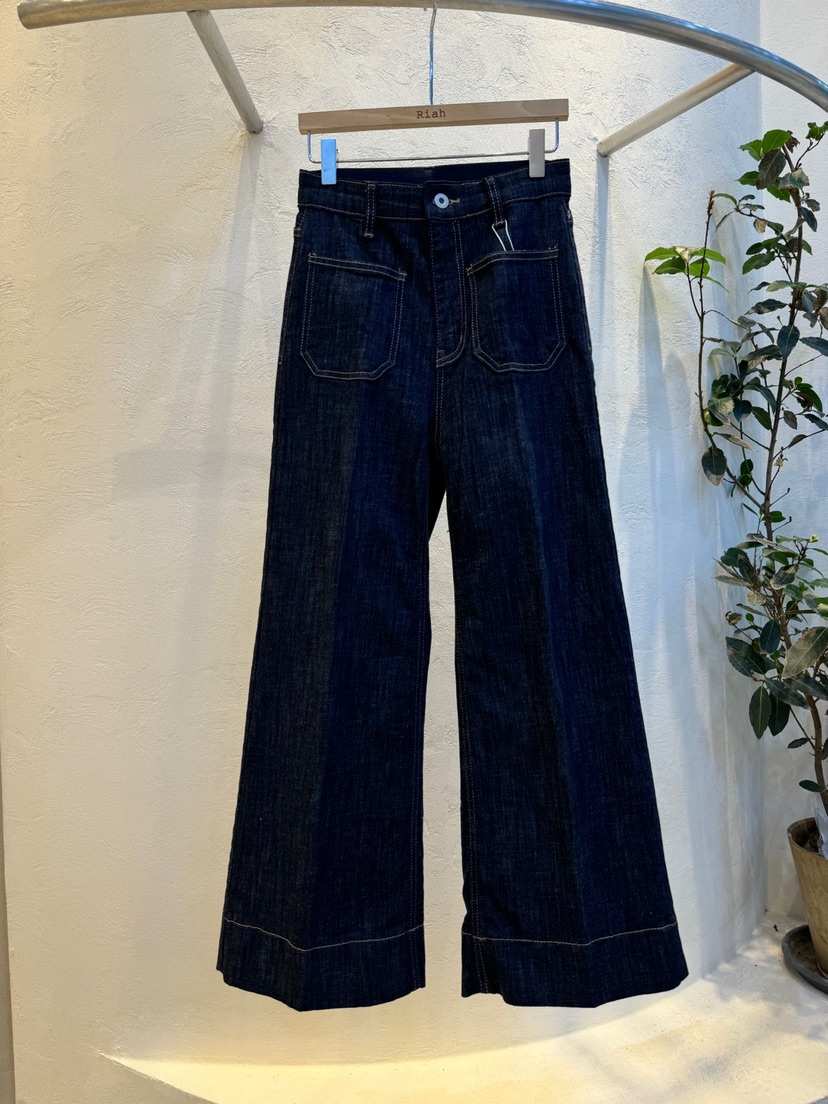RIAH直郵韓國代購㊣女裝新品推薦熱賣人氣25春夏牛仔褲綁帶RIAH牛仔褲