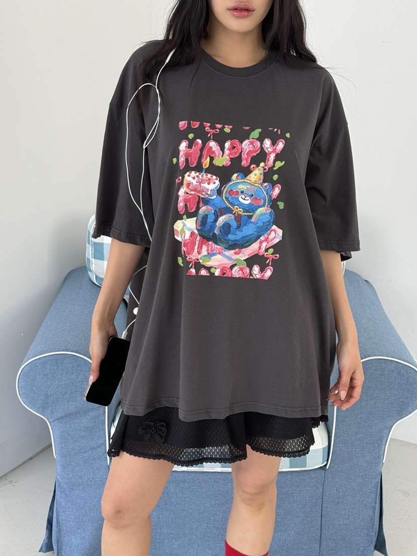MAISONDEGLORY韓國直郵㊣東大門實拍女裝新款25春夏休閑T恤MAISON DE GLORYT恤