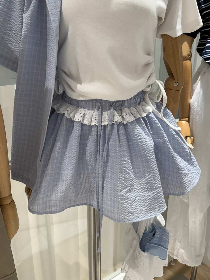 BY CHAPTER韓國直郵㊣女裝新品25春夏熱賣人氣短裙格紋半身裙Chapter短裙