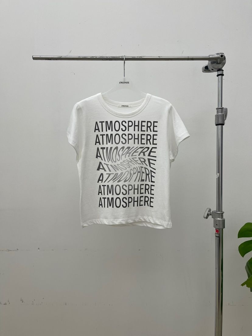 ATMOSPHERE韓國㊣直郵東大門代購女裝新款25春夏人氣推薦T恤ATMOSPHERE/BLINGT恤