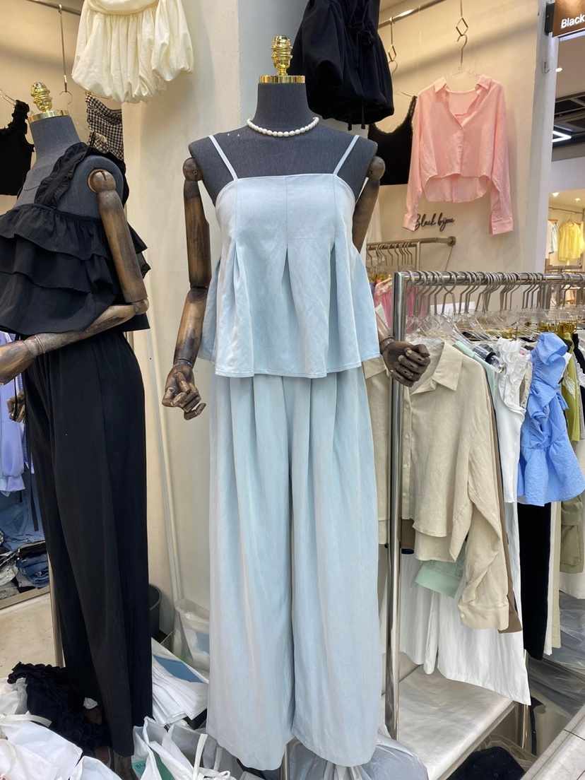 BLACK BIJOU直郵韓國代購㊣女裝新款25春夏休閑時尚推薦套裝BLACK BIJOU套裝