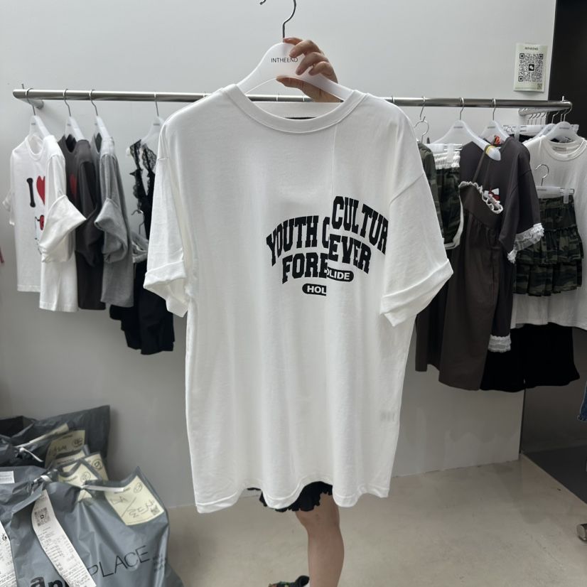 INTHEEND韓國直郵㊣女裝新品人氣休閑熱賣25春夏推薦時尚T恤INTHEENDT恤