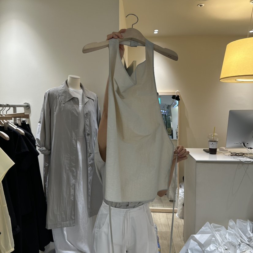GARDEN直郵韓國代購㊣女裝新品人氣休閑時尚熱賣25春夏吊帶背心GARDEN吊帶/背心