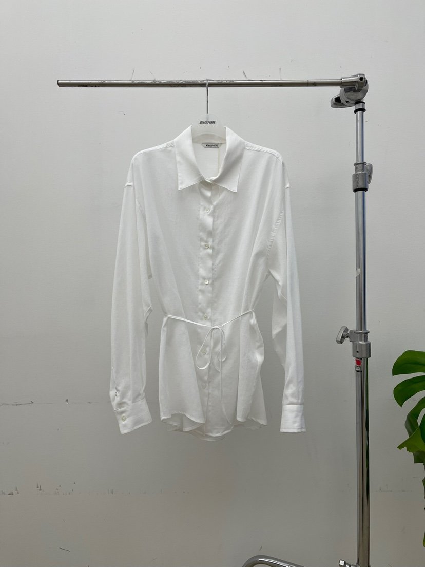 ATMOSPHERE直郵韓國代購㊣女裝新品休閑25春夏時尚襯衫蕾絲衫ATMOSPHERE/BLING襯衫/蕾絲衫