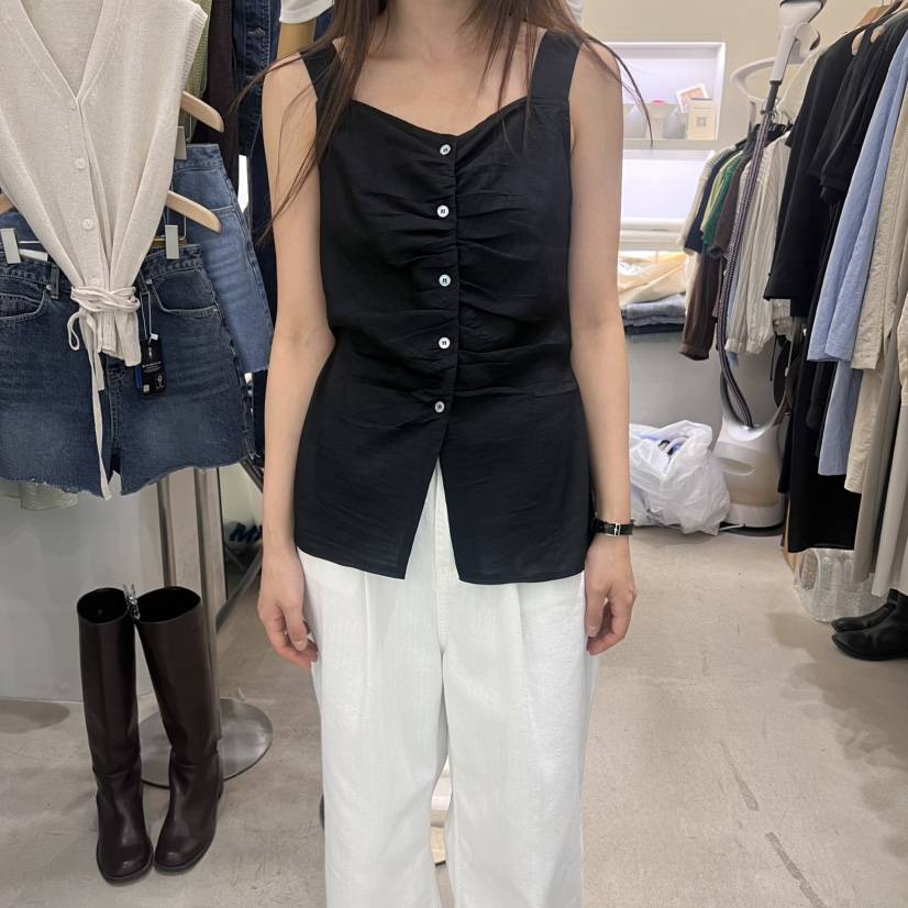 PHILO韓國直郵㊣女裝新品推薦25春夏休閑熱賣時尚人氣吊帶背心PHILO吊帶/背心