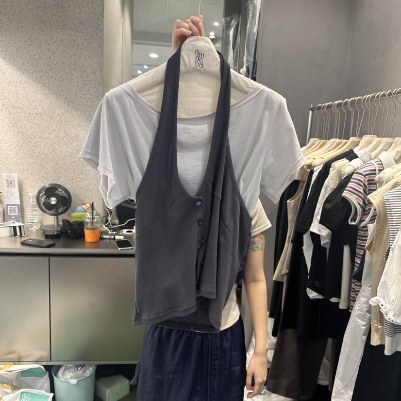 AMOEBA韓國直郵㊣東大門實拍女裝新款人氣熱賣時尚套裝兩件套AMOEBA套裝