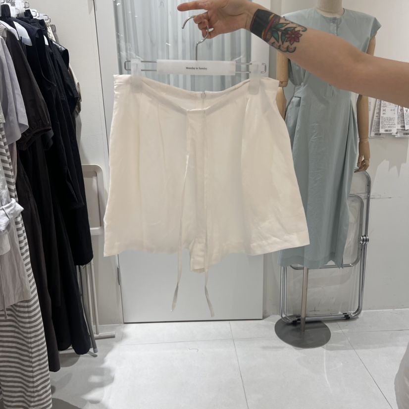 MONDAY TO SUNDAY韓國㊣直郵東大門代購女裝新品25春夏短褲MONDAY TO SUNDAY短褲