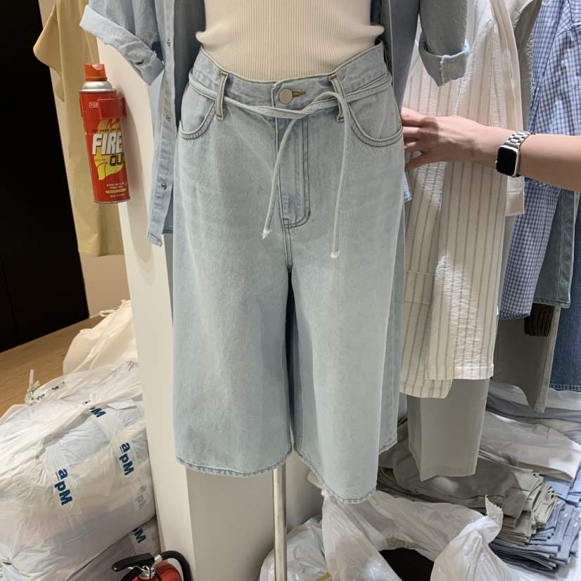 THE REST韓國直郵㊣女裝新款推薦熱賣25春夏人氣時尚休閑短褲THE REST/UNNOEUD短褲