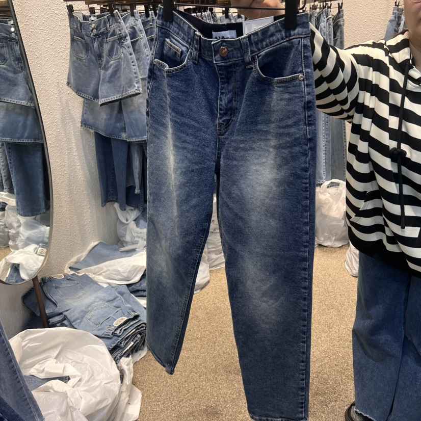 AIM韓國直郵㊣女裝新款25春夏時尚推薦休閑熱賣人氣牛仔褲AIM牛仔褲