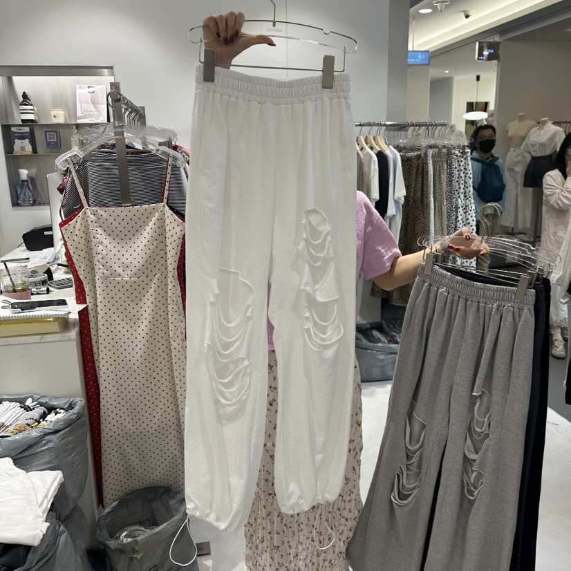 COMBO韓國㊣直郵東大門代購女裝新品推薦時尚25春夏熱賣休閑褲COM_BO休閑褲