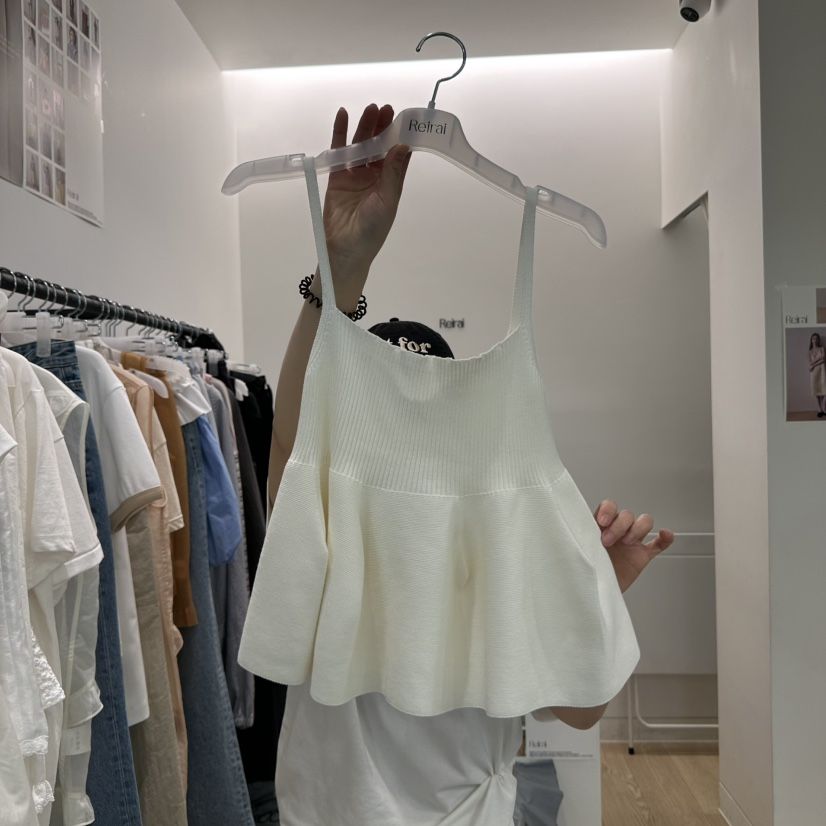 REIRAI韓國直郵㊣東大門實拍女裝新品休閑熱賣時尚吊帶背心Reirai吊帶/背心
