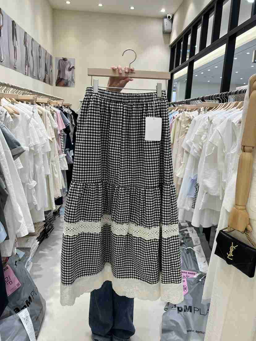 MARIE MARIE直郵韓國代購㊣女裝新品熱賣25春夏人氣長裙蕾絲MARIE MARIE長裙