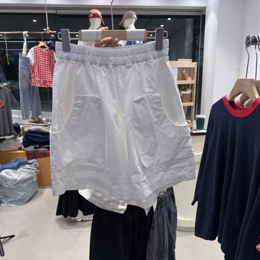BLOOM韓國㊣直郵東大門代購女裝新品時尚25春夏推薦短褲口袋BLOOM短褲