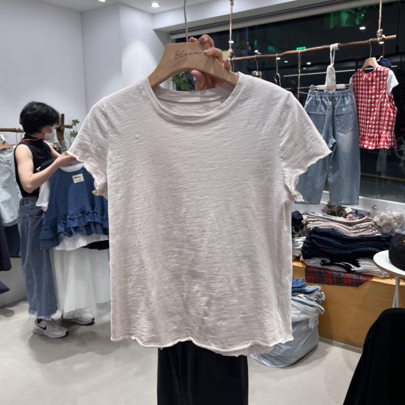 BLOOM韓國㊣直郵東大門代購女裝新款熱賣時尚休閑推薦人氣T恤BLOOMT恤